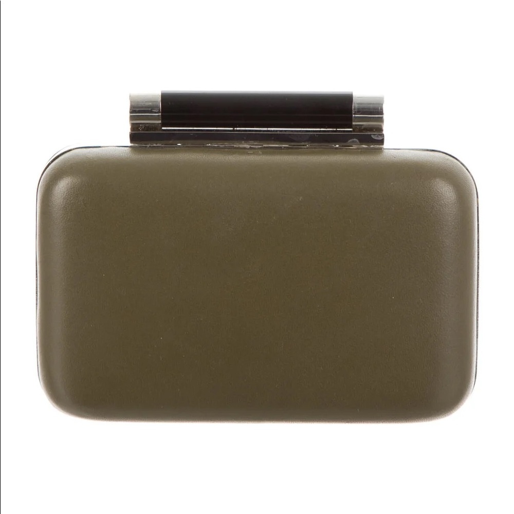 Diane Von Furstenberg Gold Metallic Evening Clutch - Picture 4 of 12